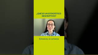 📌¿Qué es un ESTADÍSTICO DESCRIPTIVO [upl. by Erwin]