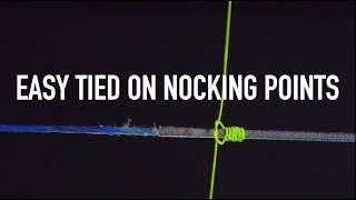 How to Tie an Easy Adjustable Nocking Point [upl. by Betta]