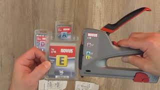 Unboxing High Performance Staple gun NOVUS J29  Bob The Tool Man [upl. by Otilrac]