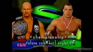 WWF SummerSlam 2001 Match Card [upl. by Etram]