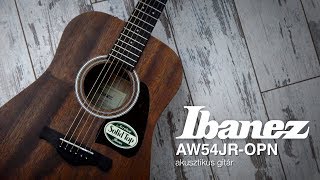 Ibanez AW54JROPN akusztikus gitár [upl. by Aksehcnarf192]