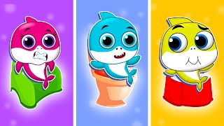 Potty Training Song  Baby Shark Kids Songs More Nursery Rhymes [upl. by Ferna]