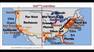 Le croquis des EtatsUnis Géographie 4ème [upl. by Meurer]