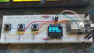 List of Asteroids passing close to earth display on an oled controlled by 3 press buttons [upl. by Esinaj]