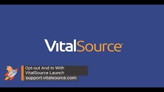 Welcome to VitalSource Launch [upl. by Bullard]