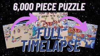 FULL TIMELAPSE 6000 Piece Jigsaw Puzzle  Clementonis Downtown [upl. by Sessler101]