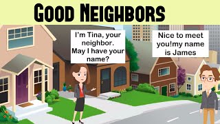 Neighborhood  Learn English Conversation  Daily English [upl. by Airamanna56]