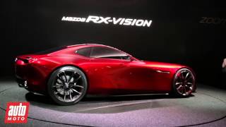 Mazda RXVision Concept  le rotor n’est pas mort SALON DE TOKYO [upl. by Wendelin]