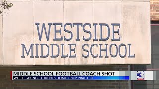 Middle school football coach shot in car [upl. by Neitsirhc]