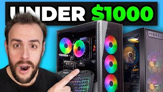 The 5 BEST Prebuilt Gaming PCs Under 1000 [upl. by Reivaj]