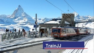 🇨🇭 Gornergratbahn│Zermatt  Gornergrat The Matterhorn Railway │Train Switzerland  Mount Matterhorn [upl. by Aynuat]