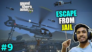 FRANKLIN ESCAPE FROM PRISON  GTA V GAMEPLAY 9 [upl. by Bowe]