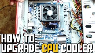 How to Upgrade CPU Cooler  How to Replace CPU Cooler or Heatsink [upl. by Rosemonde616]