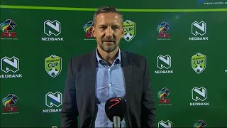 Nedbank Cup  Round of 16  Maritzburg United v Orlando Pirates  Interview with Josef Zinnbauer [upl. by Gemperle]