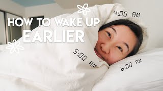 8 tips on how to wake up earlier and not feel tired update  Be a Morning Person ☀ [upl. by Anyale]