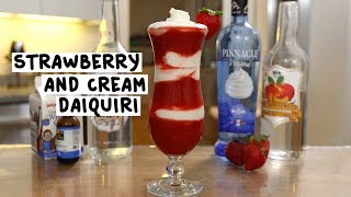 Strawberry and Cream Daiquiri [upl. by Ellinnet]