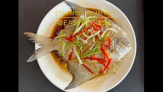 Steamed pomfret [upl. by Yelah]