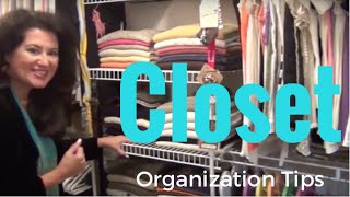 Closet Organization Tips  The Most Organized Home in America 9 [upl. by Adnerol552]