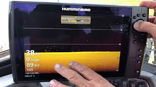 Basic guide to adjusting settings on Sonar DI SI on Humminbird Helix [upl. by Lukey]