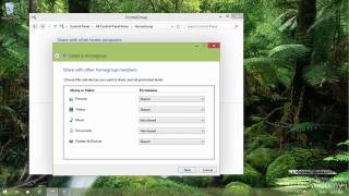 Windows 10 How to create and use a Homegroup [upl. by Ilajna]