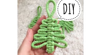 DIY CHOINKA MAKRAMA macrame christmas tree [upl. by Palmore]