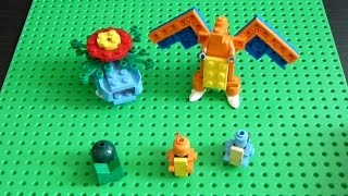 Lego Pokemon  Instructions Part 19  Kanto Starters Revisited [upl. by Saidee201]