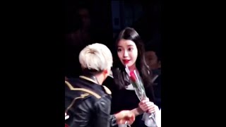 When Taeyang wanted to take IUs Rose😏 [upl. by Hauge]