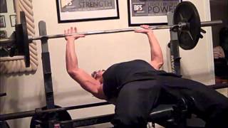 180lbs x 20 Reps Bench Press [upl. by Lednek326]