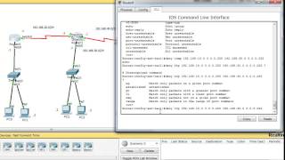 Configuring cisco extended acl  extended named access control list tutorial using packet tracer [upl. by Hessler]