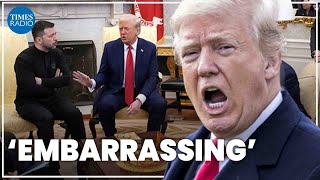 Trump embarrasses US diplomats with Zelensky screaming match [upl. by Conrado106]