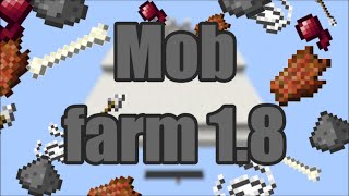 Minecraft Automatic Mob Farm 18 [upl. by Gylys838]