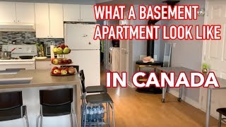 Living in Canada  What basement apartment looks like in Toronto [upl. by Kenji308]