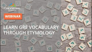 Learn GRE Vocabulary through Etymology [upl. by Ameerak649]