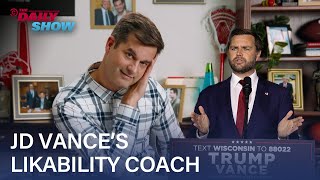 Meet JD Vance’s Likability Coach Nathaniel Gordon  The Daily Show [upl. by Essenaj38]