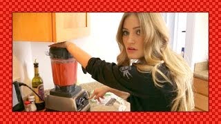 How to Make Pizza  iJustine [upl. by Nnaeoj]