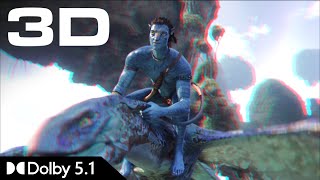 3D 4K  Riding an Ikran Avatar  Dolby 51 [upl. by Stoddard]