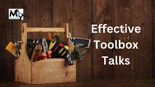 Top Tips for Conducting Effective Toolbox Talks toolboxorganization toolboxtalks [upl. by Lurlene341]