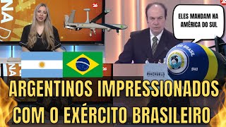 Jornal Argentino Fala Sobre O Exército Brasileiro [upl. by Olenka]