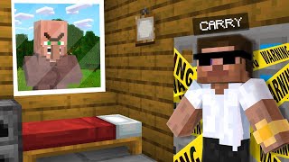 WHAT I AM HIDING FROM VILLAGERS IN MINECRAFT [upl. by Nicolea]