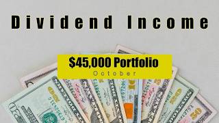 How Much My 45000 Dividend Portfolio Paid Me In October 2024 [upl. by Nywg]