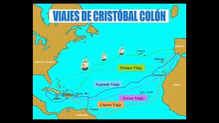 Los Cuatro Viajes que realizó Cristobal Colón a América 🌎 [upl. by Grath]