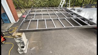 Enclosed trailer build  Episode 6  Rear door [upl. by Jeffry]