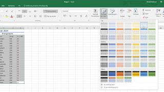 Excel kursus 3  Formatering af tal og tekst i Excel [upl. by Hafeenah]