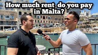 Asking people How Much Rent they Pay in Malta [upl. by Ynohtnacram]