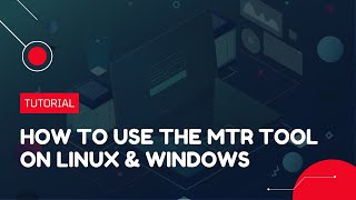 How to use the MTR tool Traceroute on Linux amp Windows  VPS Tutorial [upl. by Luht]