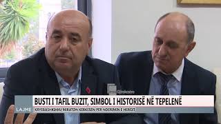 SHOQATA “TAFIL BUZI” KËRKON VENDOSJEN E BUSTIT TË TAFIL BUZIT [upl. by Stockwell]