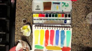 Schmincke Watercolors Review amp Demo [upl. by Earas]