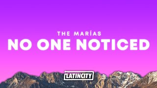 The Marías – No One Noticed Lyrics [upl. by Leopoldeen929]