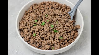 How To Cook Ground Beef [upl. by Yrelbmik]