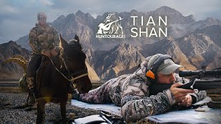 Epic Ibex Hunt in Kyrgyzstan Running Shot at 330 Meters  صيد الوعل في قيرغيزستان [upl. by Oretna]